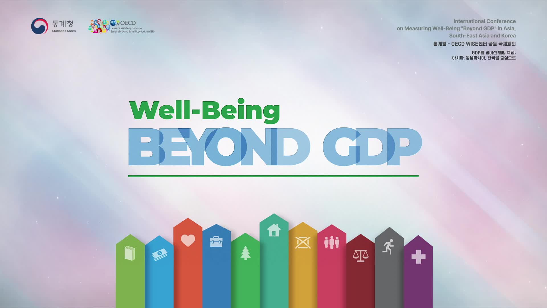 Session 1 - International Conference on Measuring Well being “Beyond GDP” in Asia, South East Asia, and Korea