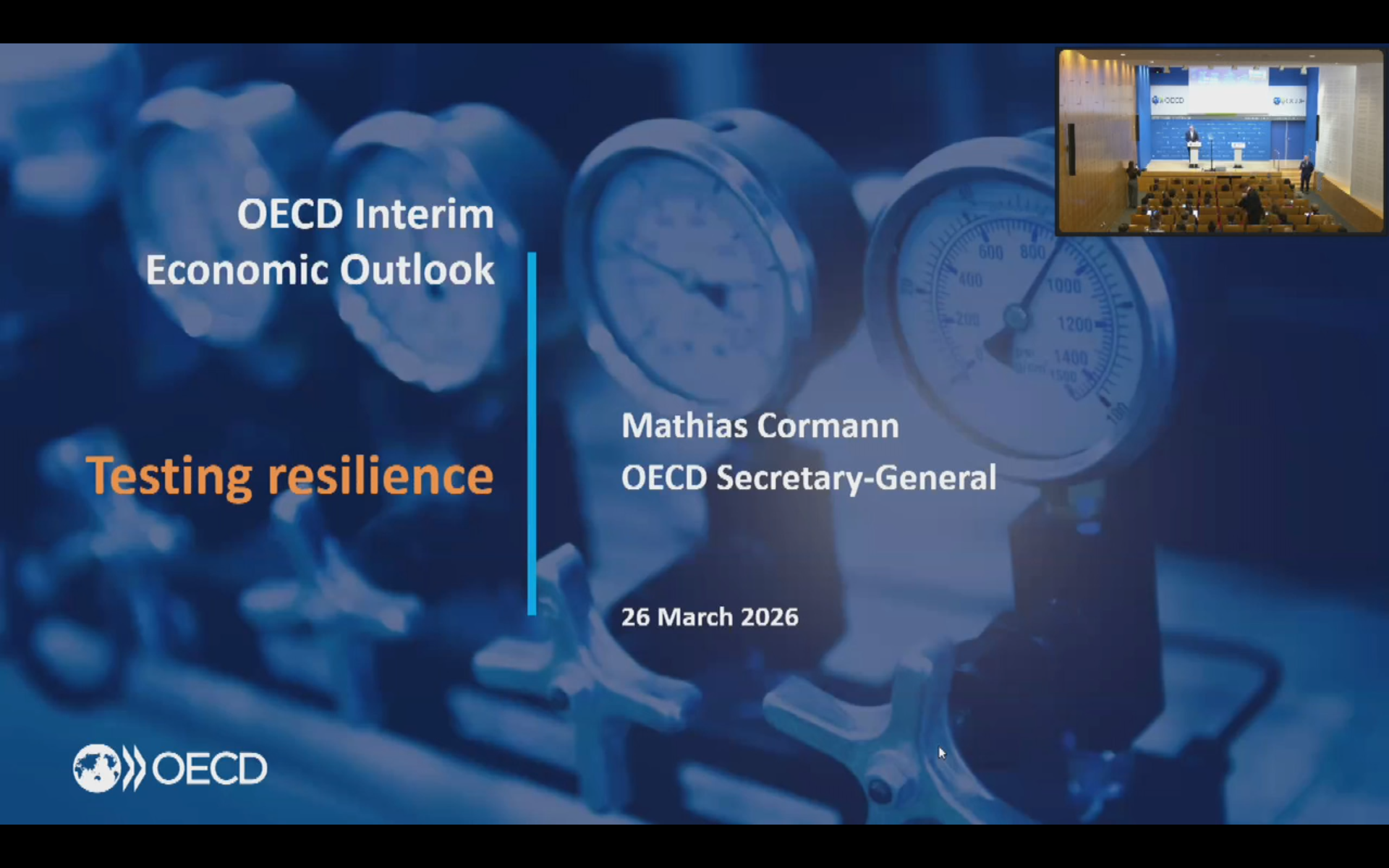 (Hybrid) Launch of the OECD Economic Outlook, Interim Report